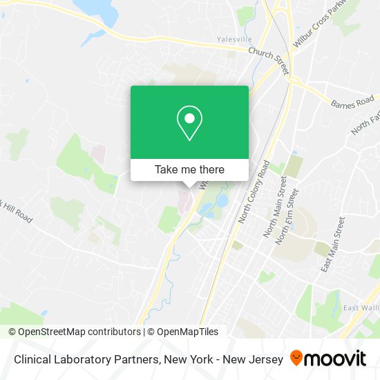 Clinical Laboratory Partners map