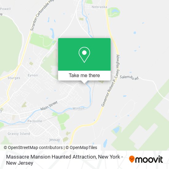 Massacre Mansion Haunted Attraction map