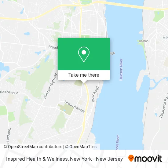 Inspired Health & Wellness map
