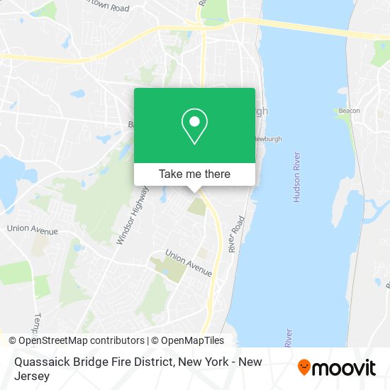 Quassaick Bridge Fire District map