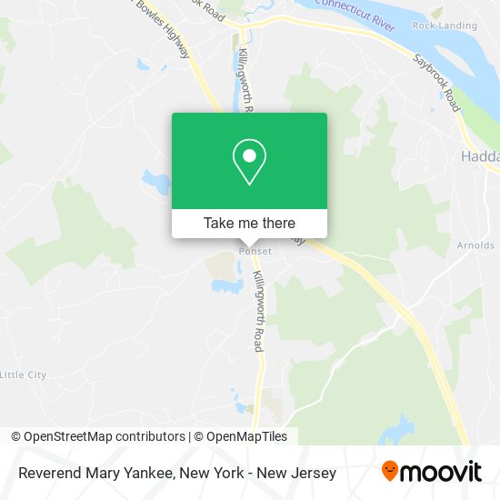 Reverend Mary Yankee map