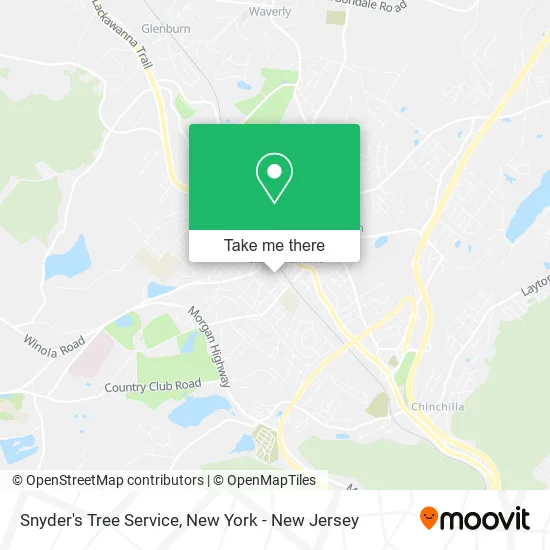 Snyder's Tree Service map
