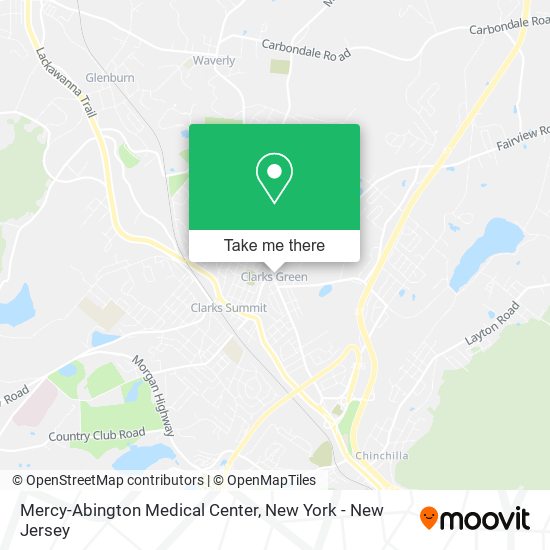 Mercy-Abington Medical Center map