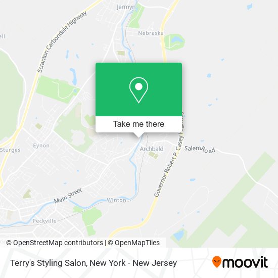 Mapa de Terry's Styling Salon