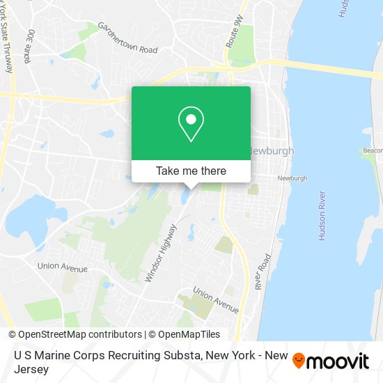 U S Marine Corps Recruiting Substa map