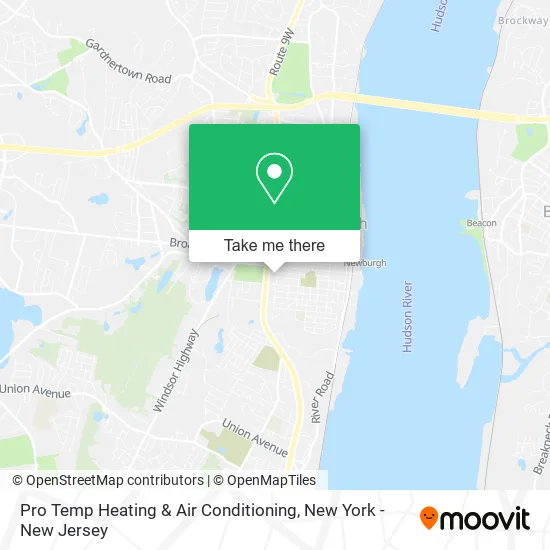 Pro Temp Heating & Air Conditioning map