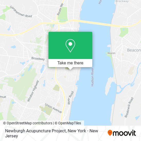 Newburgh Acupuncture Project map