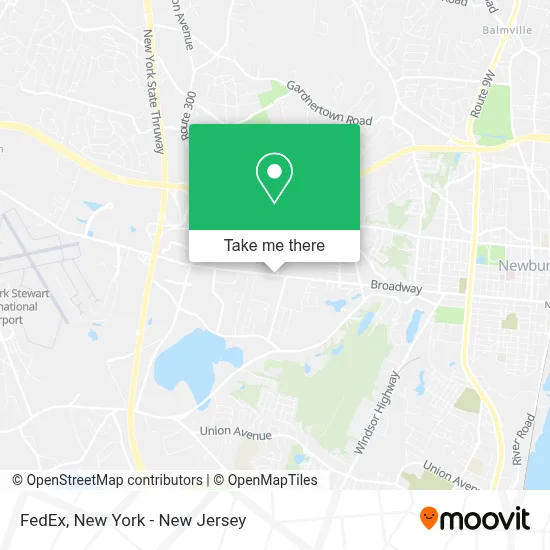 FedEx map