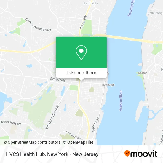 HVCS Health Hub map
