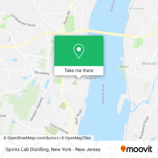 Spirits Lab Distilling map