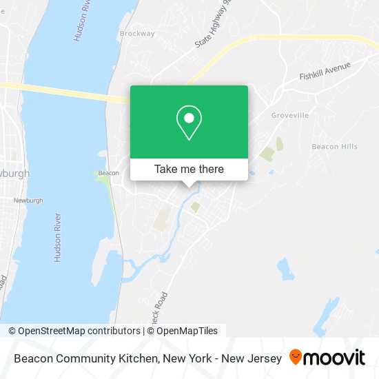 Mapa de Beacon Community Kitchen