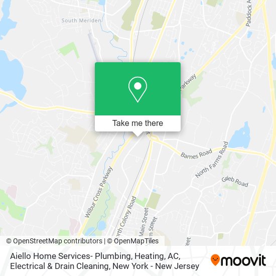 Aiello Home Services- Plumbing, Heating, AC, Electrical & Drain Cleaning map