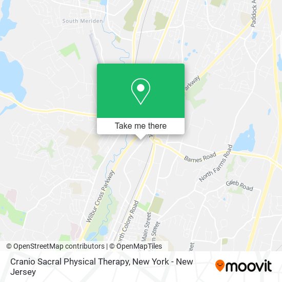 Cranio Sacral Physical Therapy map