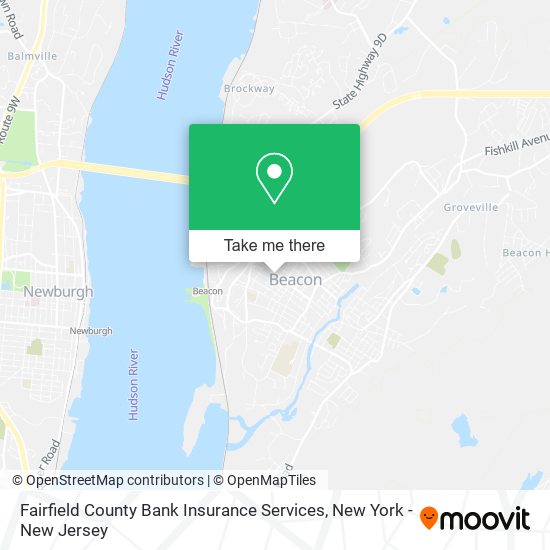 Fairfield County Bank Insurance Services map