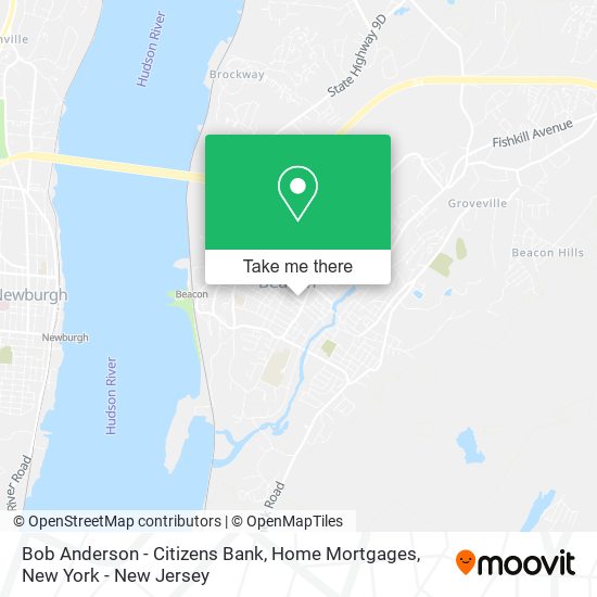 Bob Anderson - Citizens Bank, Home Mortgages map