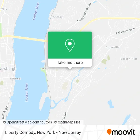 Liberty Comedy map