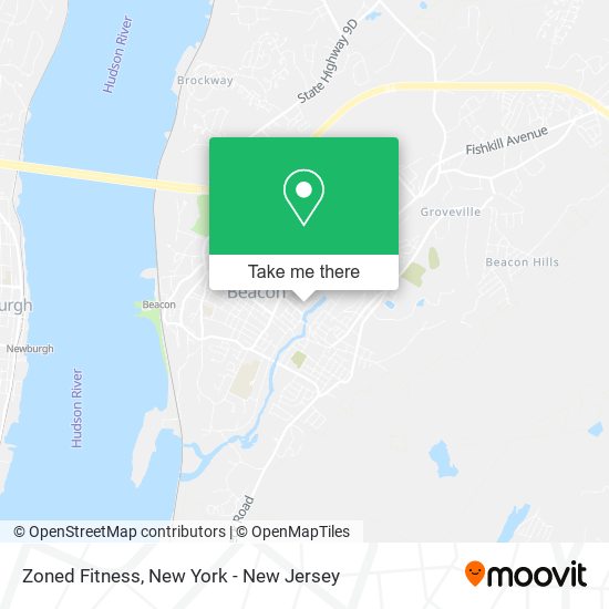 Zoned Fitness map