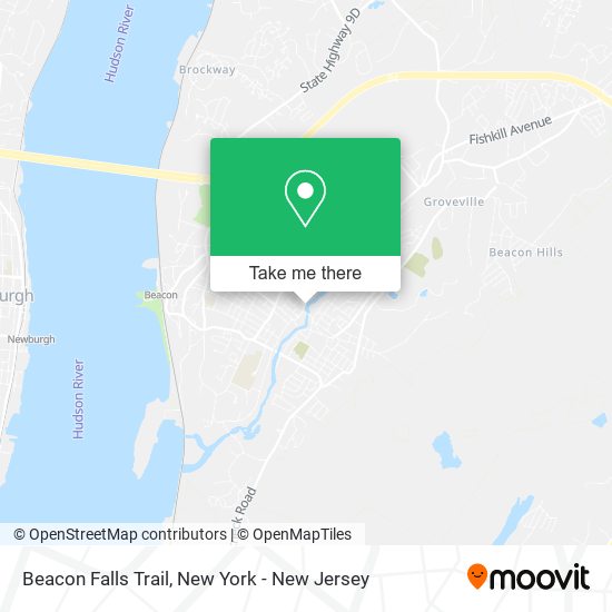 Beacon Falls Trail map