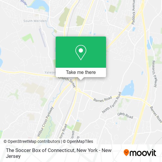 Mapa de The Soccer Box of Connecticut