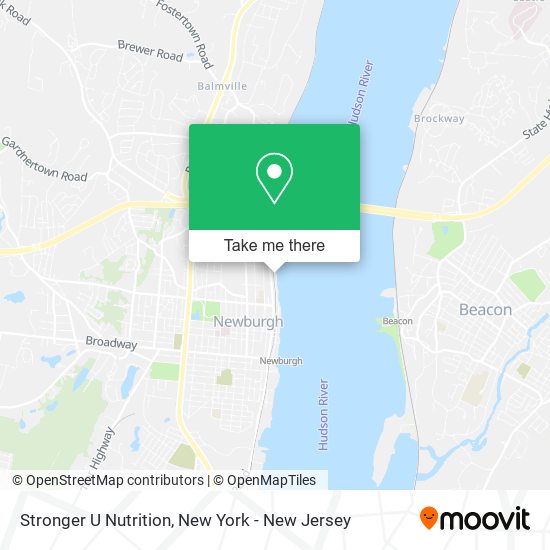 Stronger U Nutrition map