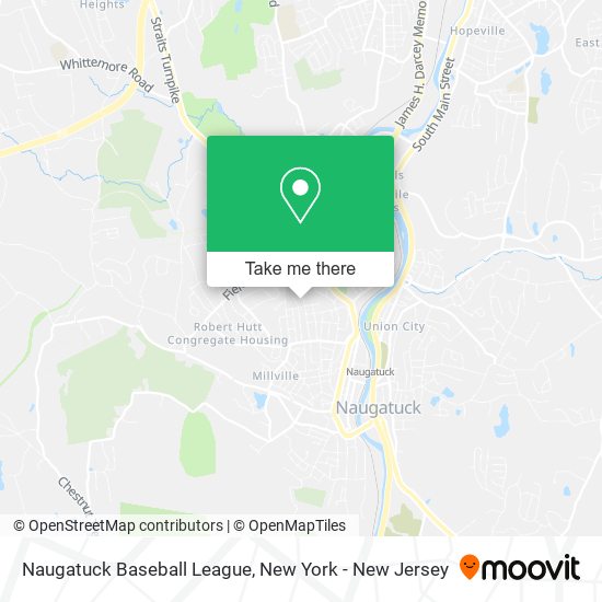 Mapa de Naugatuck Baseball League