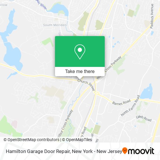 Mapa de Hamilton Garage Door Repair