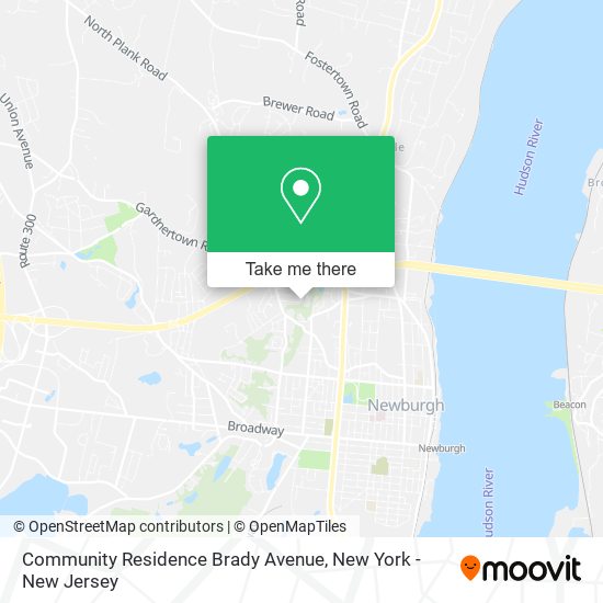 Mapa de Community Residence Brady Avenue