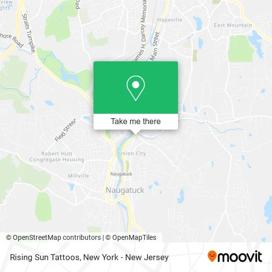 Rising Sun Tattoos map