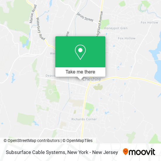 Mapa de Subsurface Cable Systems