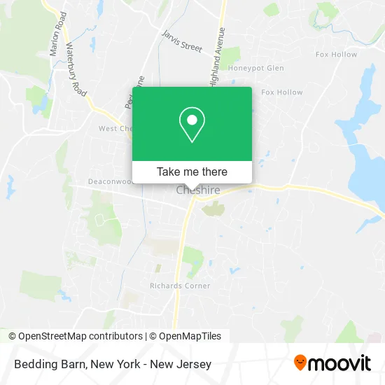 Bedding Barn map