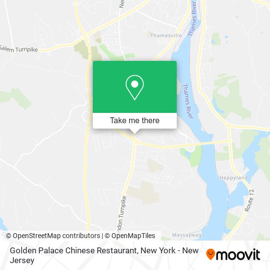 Golden Palace Chinese Restaurant map