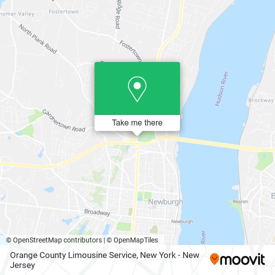 Mapa de Orange County Limousine Service