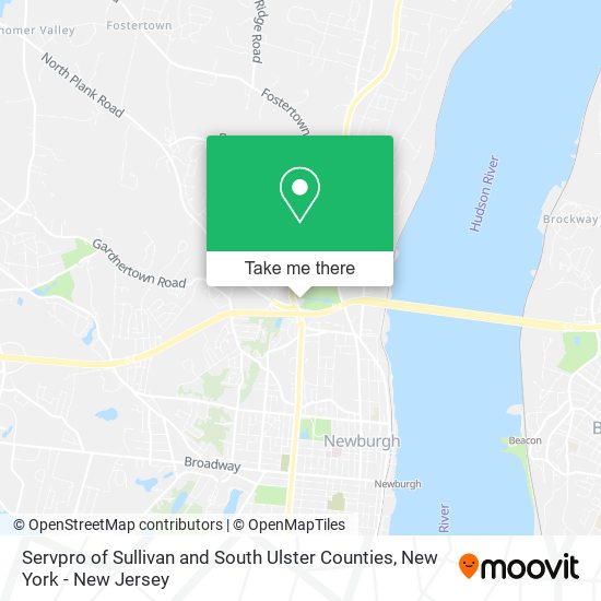 Mapa de Servpro of Sullivan and South Ulster Counties