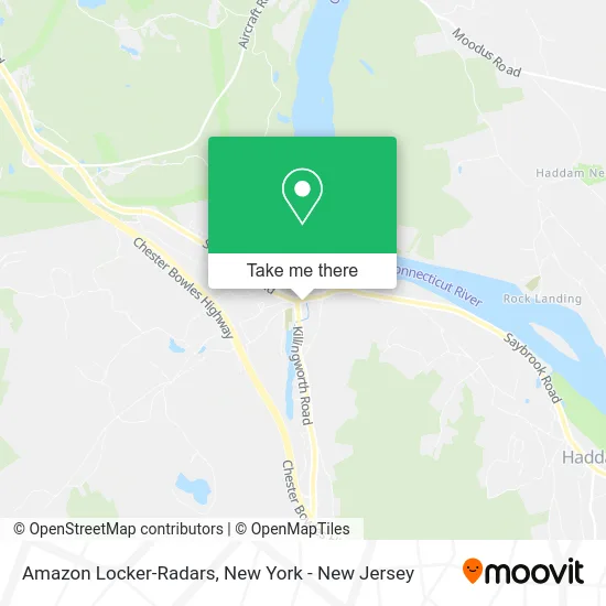 Amazon Locker-Radars map
