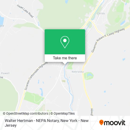 Mapa de Walter Hertman - NEPA Notary