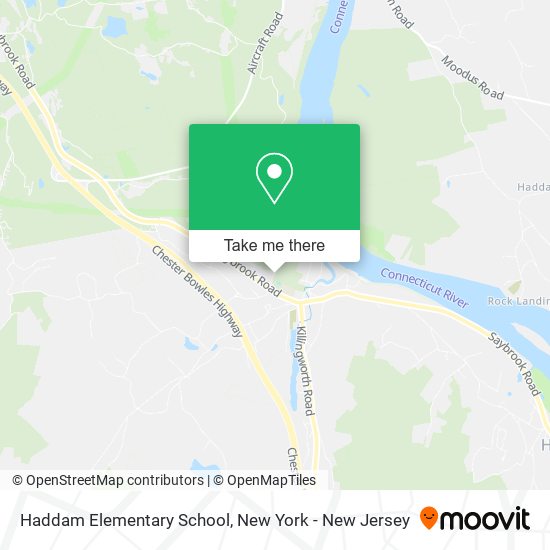 Haddam Elementary School map