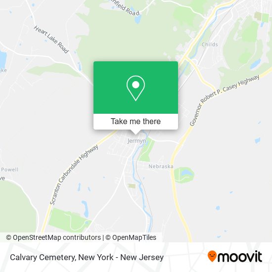 Mapa de Calvary Cemetery