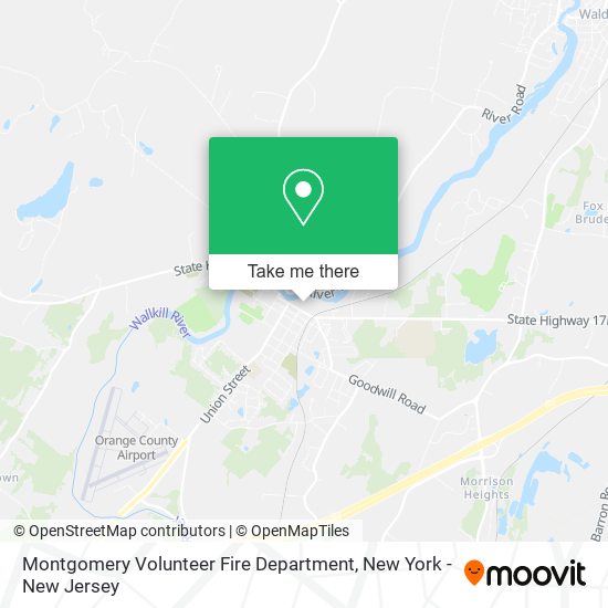 Mapa de Montgomery Volunteer Fire Department