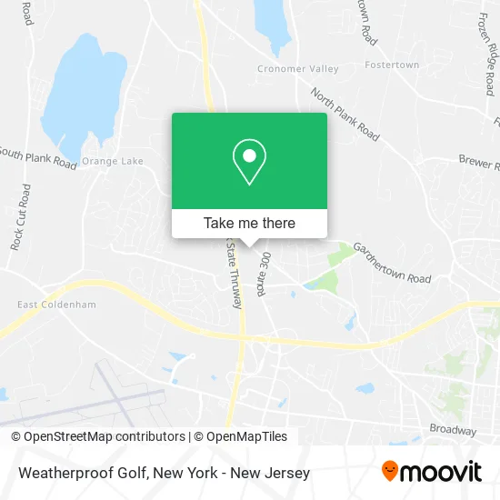 Weatherproof Golf map