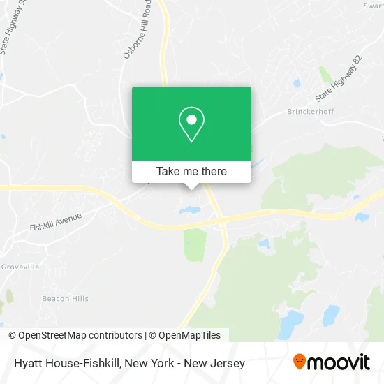 Hyatt House-Fishkill map