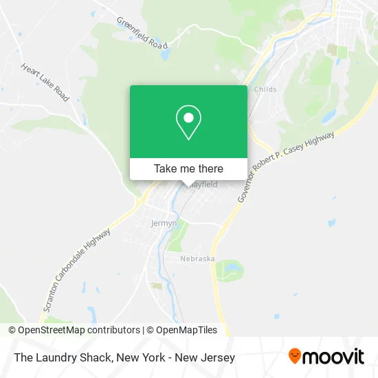 The Laundry Shack map