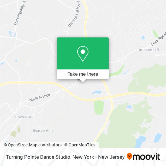 Turning Pointe Dance Studio map