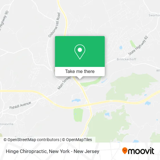 Hinge Chiropractic map