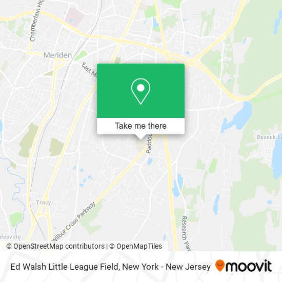 Mapa de Ed Walsh Little League Field