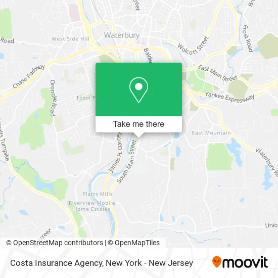 Costa Insurance Agency map