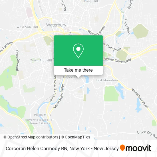 Corcoran Helen Carmody RN map