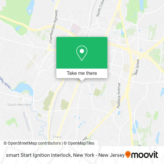 smart Start Ignition Interlock map