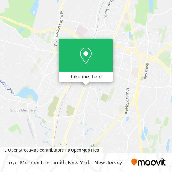 Loyal Meriden Locksmith map