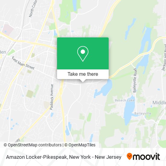 Mapa de Amazon Locker-Pikespeak