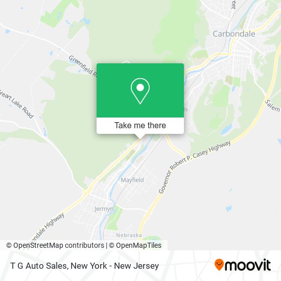 T G Auto Sales map